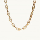 Anchor chunky chain necklace in gold