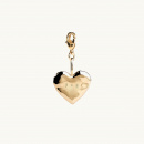 Name Heart Charm in gold