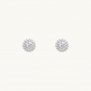 Dew Globe earrings small in silver