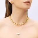 GOLDEN SMALL DOVE NECKLACE