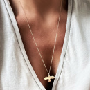 GOLDEN SMALL DOVE NECKLACE