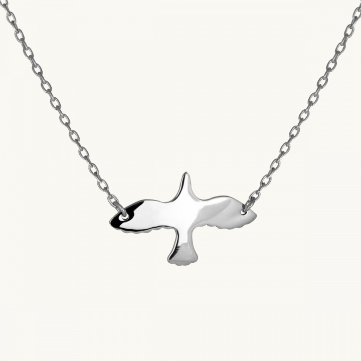 Necklace silver dove
