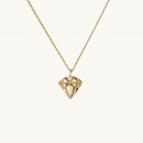 Necklace small diamond in 18K gold