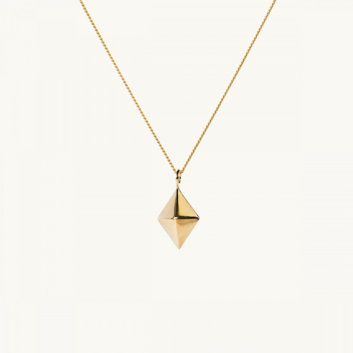 Necklace pendant large diamond ppg gold charity