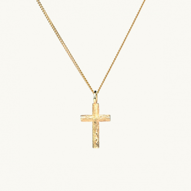 BRANCH CROSS NECKLACE GOLD