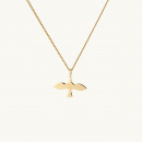 Necklace mini dove in gold plated brass