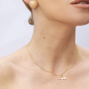 Necklace mini dove, dove, chunky chain in gold