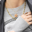 MOM COIN NECKLACE GOLD