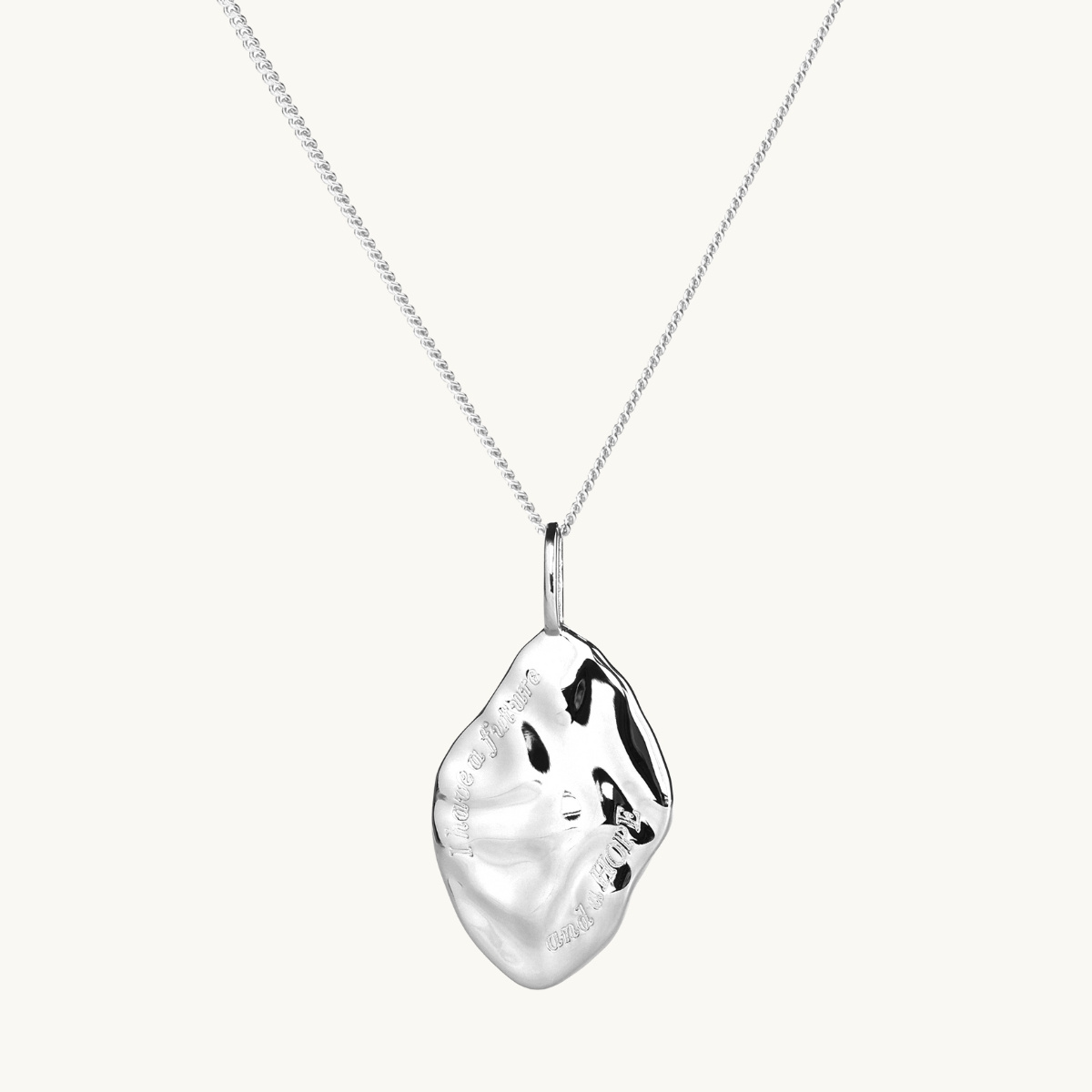 Necklace Pebble PEBBLE NECKLACE L SILVER