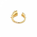 FIG TREE RING GOLD L