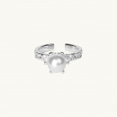 Pearl Princess ring in silver